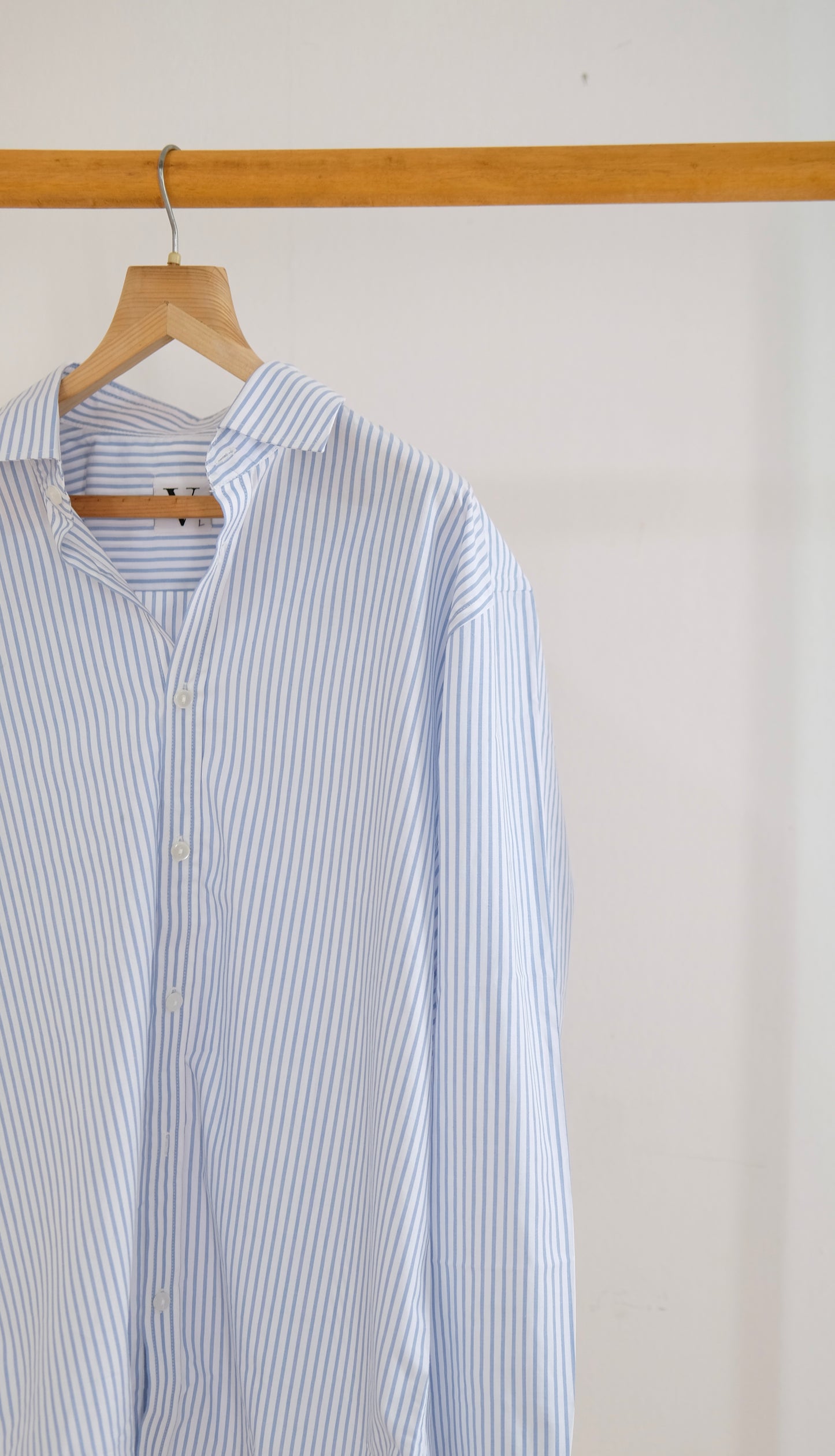 Light Blue Striped Men's Shirt